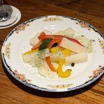 鉄板串 燻製 MOKU - お通し