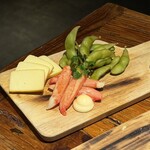 鉄板串 燻製 MOKU - 燻製盛り合わせ 3種