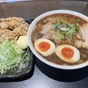 らー麺 大芽 - ◎ 味玉らー麺(醤油)　　950円
◎ 自家製フライドチキン(3個)　380円