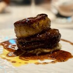 BALCONE SHIBUYA - ◉牛フィレのローストフォアグラのポワレロッシーニ風(+2,200円)