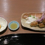 手打ち十割そば 振甫町 縁 - 牛たんつくね