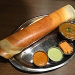 南インド食堂 Coconut&Curry - こちらは別の日にいただいたマサラドーサセット(¥1,500)