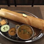 南インド食堂 Coconut&Curry - バタードーサセット(¥1,200)