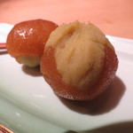 やなぎ澤 - 【再訪19】網笠柚子の金時芋包み