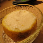 やなぎ澤 - 【再訪19】柚子釜入りシャーベット