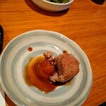 鉄板ふくみみ - つくね焼