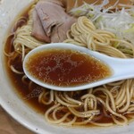 RAMEN TSUKEMEN YAMATO - 鶏醤油らぁ麺のスープ