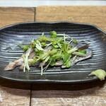 立呑み 千吉良屋 - ■炙りしめさば(青森八戸産)￥220