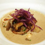 リベルテ・ア・ターブル・ド・タケダ - ポルチーニのスープ フォアグラのフラン