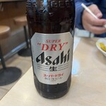 正宗屋 千日前店 - 瓶ビール 大（アサヒスーパードライ） 1本目
