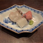 食と酒 なかむた - お造り３種