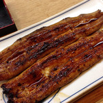 かぶと - 蒲焼 今日は大きめ 美味しいの一言。今日もありがとうございます。感謝！