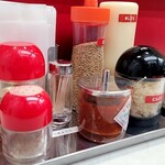 なぎちゃんラーメン - 卓上セット②