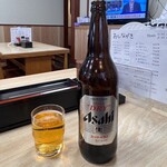 かど長食堂 - アサヒスーパードライ（大瓶）
