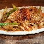 GotZA - 豚バラ&茄子のピリ辛味噌炒め