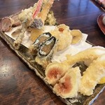 よし房 凛 - 天ぷら盛り合わせ