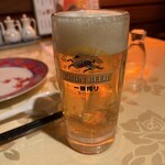 竹苑 - 生ビール