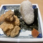 煮干しのビリー - おにからセット380円