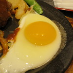 鉄板料理 堂島 - 2015.1石焼ハンバーグ定食