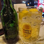 焼肉ポハン - キリンハートランドとメガハイボール