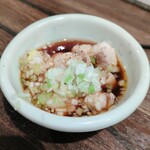 焼き鳥・もつ焼 新 - まるちょうポン酢(ハーフ)