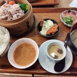 ブランニュー酒場カツオとさくら - 蒸篭蒸し定食1,150円税込み