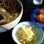 しんたく - 肉天と稲荷と天かす