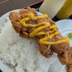 白龍ラーメン - マスタードかけて