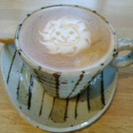 はしら - セットドリンクのカプチーノ