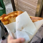 コクリコクレープ店 - ゴーダチーズハムサルサとレモンシュガー