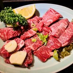 ソウル - ハラミ三種盛り