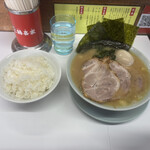 楊喜家 - "ラーメン(並)"900円に"チャーシュー増し"300円と"半熟味付玉子味玉"100円をトッピング＆"ライス"250円♪