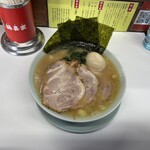 楊喜家 - "ラーメン(並)"900円に"チャーシュー増し"300円と"半熟味付玉子味玉"100円をトッピング♪
