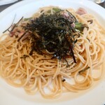 伊太利亜亭 - ベーコンしめじピーマン 醤油バター風味(1,300円)