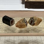三谷 - かんぴょう巻きをお揚げに入れて旨み増幅。