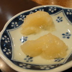 越後秘蔵麺　無尽蔵 - おろしにんにく・2人前