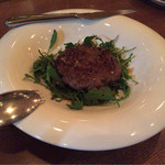 トラットリアチッチョ - 蝦夷鹿のハンバーグ（850円税込）