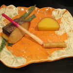 花の庄 - 焼物は「鯖の西京焼き」です。味加減が素晴らしい。