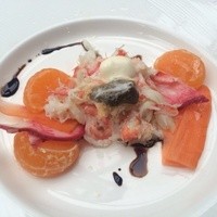 ヌキテパ - 蜜柑と蟹。とっても美味しい。