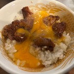 極中華蕎麦 ひろた - ★極まぜそばセット中（海老味・1300円税込）とろーり味玉（150円税込）★