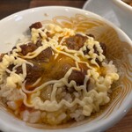 極中華蕎麦 ひろた - ★極まぜそばセット中（海老味・1300円税込）とろーり味玉（150円税込）★