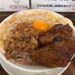 極中華蕎麦 ひろた - ★極まぜそばセット中（海老味・1300円税込）とろーり味玉（150円税込）★