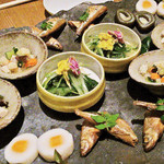 雨後晴 - 前菜盛合せ 5種盛合せ(4人前)　@1,200円