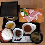 ランチ あか牛ステーキ定食