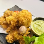 厚岸水産 かき小屋 - イイダコのフライ