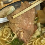 濃厚鶏ソバ 麺 ザ クロ - 豚肩チャーシューリフト