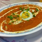 インド料理ドルーガバァワニ - Aセット\800　日替わりカレー（キーマエッグ）