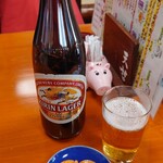 そば処 天哲 - 瓶ビール