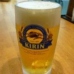 Toribayashi - 生ビール中一杯目