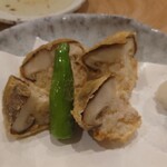 蕎麦の実 - 特大椎茸海老詰め揚げ